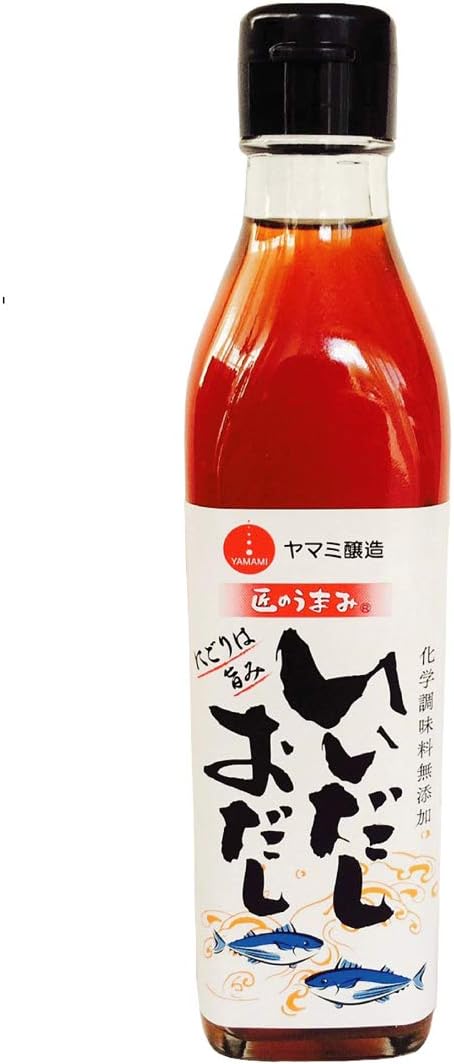半田の旨味家 化学調味料無添加 白だし 匠のうまみ いいだしおだし（300ml）1本（単品） 国産材料だけで作った化学調味料無添加 四種風味の和風だし そばつゆ めんつゆ