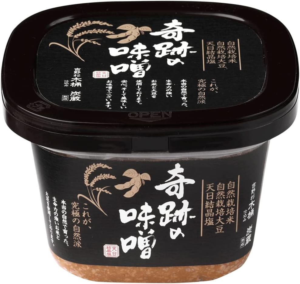 【まるみ麹本店】 木村式自然栽培 奇跡の味噌 750g